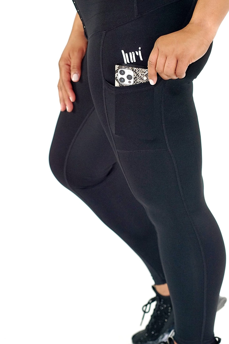 "Luxe" High Waisted Compression Leggings - Luri post surgical garments